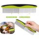 thumbnail image 5 of Kit de herramientas de peine de limpieza-Peine de doble cara, peine de peluquería, quita la capa interior, nudos, esteras y cabello enredado Feliz Sencillez, 5 of 5