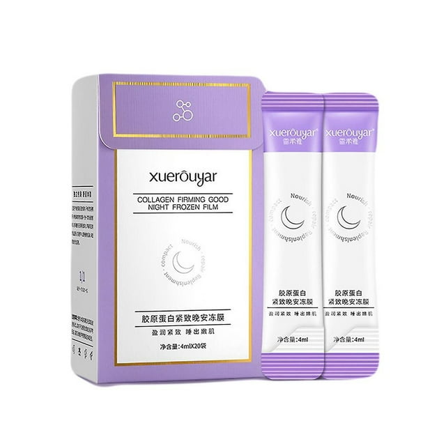 Máscara para dormir HUOGUO Collagen Frozen Film 80 ml para mujer
