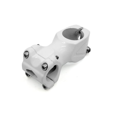 - White Aluminum Alloy 23mm Handlebar Dia Riser Stem for Mountain Bike Bicycle