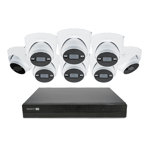 Restored Swann AdvancedX™ Wired 4K NVR Security System with 24/7 Recording
