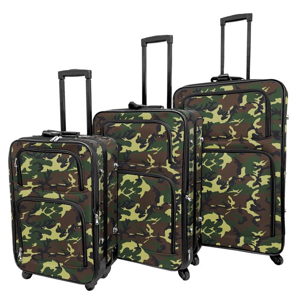 KCliffs KCliffs Luggage Set 3pcs Spinner Rolling Travel Suitcase