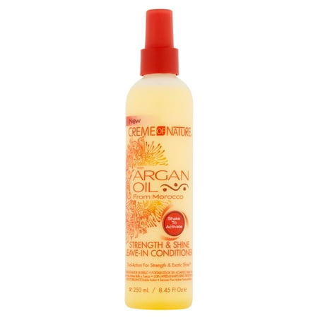 Creme Of Nature Strength & Shine Leave-In Conditioner with Argan Oil, 8.45 fl oz