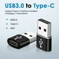 thumbnail image 1 of Gwong Electrónica Mini Tipo C Femeninas a USB 3.0 Adaptador masculino Transferencia de datos Cargar conector OTG OTG, 1 of 7