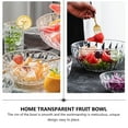 thumbnail image 5 of Tineasur Crystal Acrylic Fruit Serving Bowl for Home Use, Clear Snack Salad Bowl, 1 Piece, 5 of 6