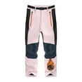 thumbnail image 2 of YunPes Boys Girls Softshell Hiking Pants Fleece Lined Skiing Snow Pants Teen Kids Outdoor Trousers Thick Winter Insulated Snowpants, 2 of 7