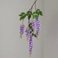 thumbnail image 3 of 47.2 Inch Artificial Fake Wisteria Hanging Flower Garland Silk Flower String for Home Party Decoration, 3 of 6