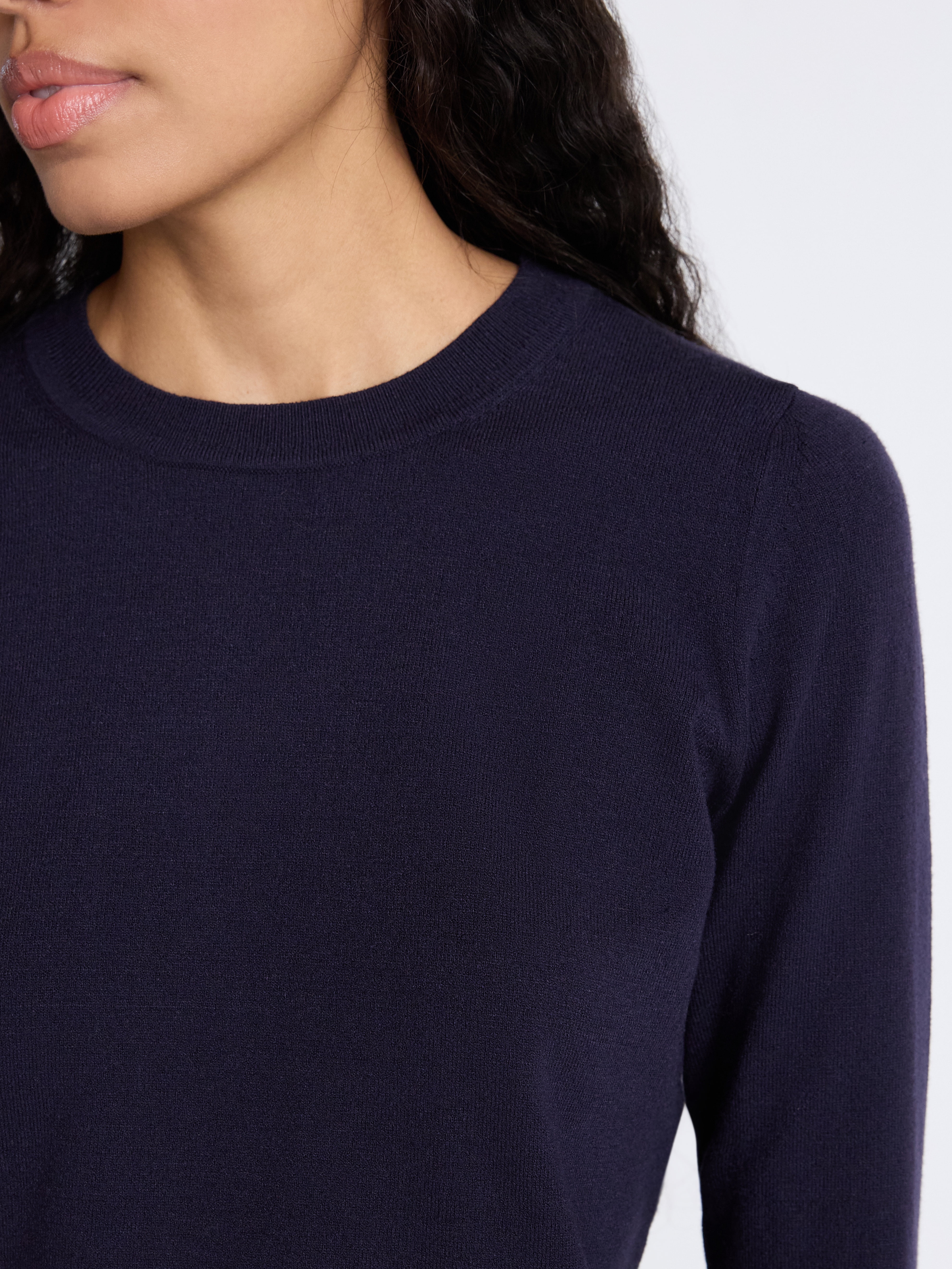 Free Assembly Women's and Women's Plus Cozy Yarn Crewneck Sweater with Long Sleeves. Lightweight, Sizes XS-4X