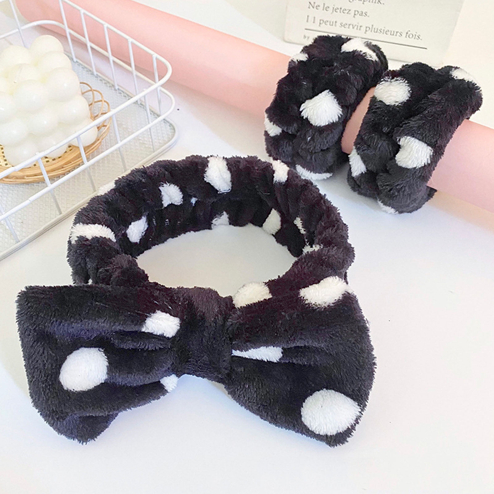 1pc Small Frog Plush Hairband For Women, Used For Washing Face And