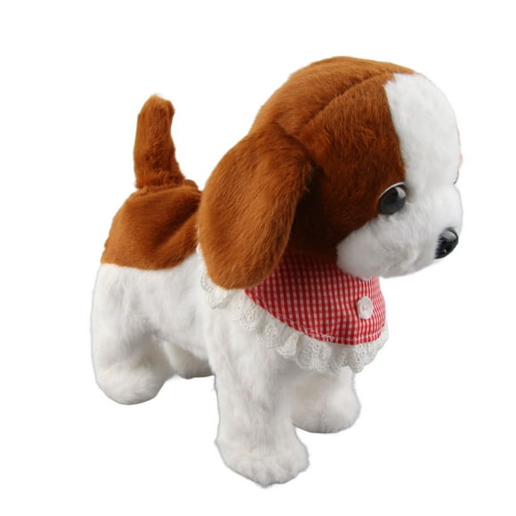 Jouet Interactif en Peluche pour Chien, Marche, Aboie, Chante, Animal en Peluche Mignon Facile à Utiliser Artisanat Supérieur, Polyvalent, pour Enfants