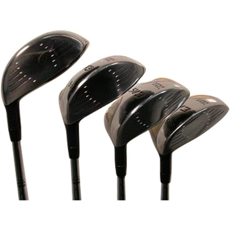 Senior Men's iDrive Red Square Anti-Slice Draw Fairway 3 5 7 Wood Set Golf  Clubs, Right Handed Senior Flex with Premium Men's Arthritic Grip