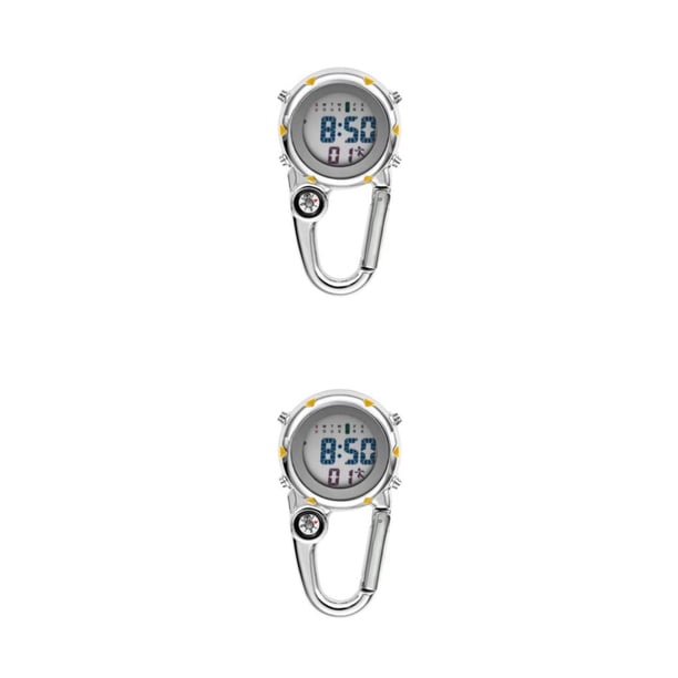 Mosquetón Clip Relojes Deporte Seitruly Reloj Electrónico Luminoso Fob Enfermera Hombres Semana