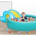 thumbnail image 5 of Pool Slides Inflatable Water Slide Durable Swimming Pool Slide Step Inflatable Play Center Pool Accessories for Boys Girls Summer Play, 5 of 5