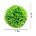 thumbnail image 3 of Plantas artificiales de acuario, bolas de algas verdes, simulación de paisaje de algas marinas, adorno de hierbas de agua para decoración de peceras, 3 of 6