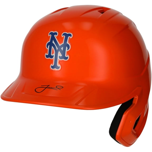 Jeff McNeil New York Mets Autographed Alternate Chrome Rawlings Mach Pro Replica Batting Helmet - Fanatics Exclusive - Fanatics Authentic Certified
