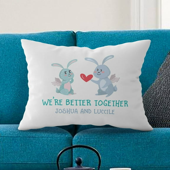 Personalized Valentine's Day Pillow Case