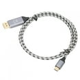 thumbnail image 2 of T0404‑1 High Definition Video Cable Wire Type C to DP 8K 1.4 Adapter Cable 1m, 2 of 8