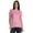 Rose Pink, variant on Inkmeso Basic High Low Tshirt For Women Short Sleeve Casual Summer Jersey Tee