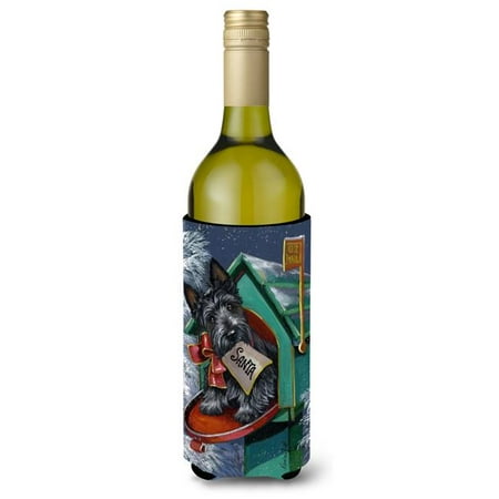 

24 oz Scottie Christmas Letter to Santa Wine Bottle Hugger