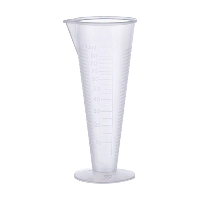 Taza medidora con escala, utensilios de cocina, jarra medidora multifuncional con asa, taza medidora transparente para harina de tienda de té 100ml