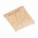 thumbnail image 4 of Lot de 4 appliques à carreaux sculptées non peintes pour décoration de meubles (A), 4 of 4