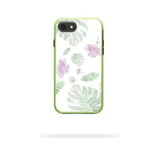 MightySkins LIFSLIP8-water color flowers Skin for Lifeproof Slam iPhone SE 2020 7 & 8 - Water Color Flowers