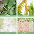 thumbnail image 3 of Flores colgantes artificiales de glicina BLEUM CADE, 10 unidades, blancas y rosas, 3 of 9