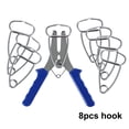 thumbnail image 2 of Tong Inverted Clamping Stainless Steel Inverted Clamps Equipped With Clamps And Storage Rings Suitable For Wooden Picture Frames Trim And Decorative Lines., 2 of 4