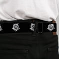 thumbnail image 4 of Supernatural Belt, Seatbelt Buckle Belt, Winchester Pentagram Repeat Black White, 30 to 44 Inches, 4 of 9