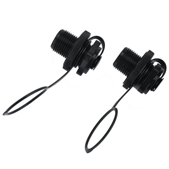 Boston Valve, Inflatable Boat Air Valve, 2pcs Electric Portable For Inflatable Rubber Dinghy Raft Pool Boat Raft Rubber Dinghy
