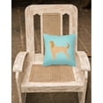 thumbnail image 3 of Afghan Hound Checkerboard Pink Fabric Decorative Pillow BB3606PW1818, 3 of 5