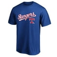 thumbnail image 2 of Men's Royal Texas Rangers Team Cooperstown Collection Wahconah T-Shirt, 2 of 3