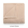 thumbnail image 4 of Sunbeam Fleece Eletric Heated Throw Blanket, Linen, 4 of 9