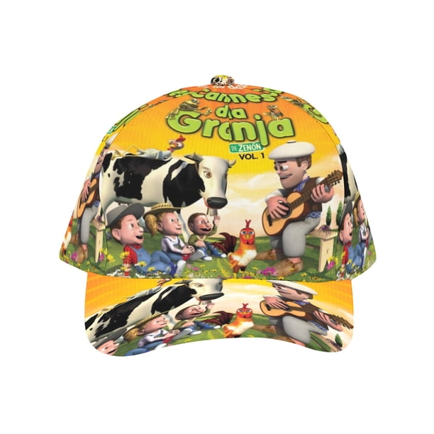 La Granja de Zenón Gorra de Béisbol para Hombres, Mujeres y Niños, Gorra Clásica de Visera Plana, Gorra Hip Hop Trucker, Snapback Ajustable