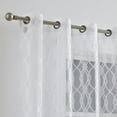 thumbnail image 2 of Warm Home Designs 96 Inches Modern Sheer White Curtains for Living Room or Bedroom. GI White 96, 2 of 5