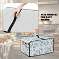 thumbnail image 5 of Renewold Toaster Oven Protector Easy Clean Microwave Oven Air Fryer Cover Dust Protection Polyester Kitchen Countertop Appliance Protector, 18.5 x 14.5 x 9 Inches, Forget-me-not, 5 of 7