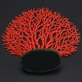 thumbnail image 2 of Adorno de plantas de Coral artificiales de plástico, decoración de acuario bajo el agua, color rojo, 2 of 5