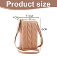 thumbnail image 5 of Monederos cruzados Apuakthei para mujer, bolsos de hombro para teléfono móvil, tarjetero, billetera, monedero, 5 of 5