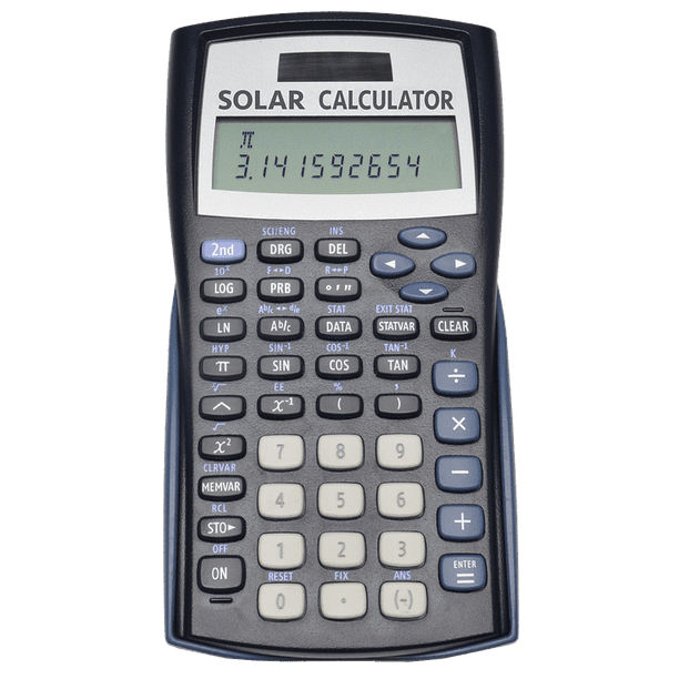 Office Pi Solar Calculator Technology Math 11 Inch By 17 Inch