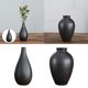 thumbnail image 1 of Florero de cerámica negro de 2 piezas, decoración decorativa para el hogar, la Oficina y el escritorio Estilo G Baoblaze florero de cerámica, 1 of 7