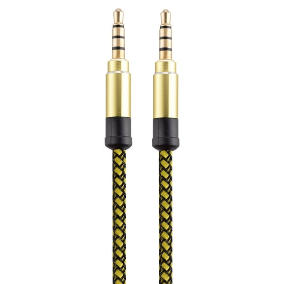 3.5mm to 3.5mm Stereo Sound Cable, 1/8" to 1/8" Nylon Braideds Stereo Sound Cable for Amplifiers