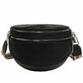 thumbnail image 7 of Bum Bags for Women Crossbody Bag, Trendy Crescent Shoulder Bags Spacious Fanny Packs Sling Bag Half Moon Purse, with Adjustable Strap, Black, 7 of 7