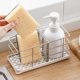 thumbnail image 4 of Organizador Ajustable para Esponjas de Cocina de Acero Inoxidable | Organizador de Encimera Sin Perforaciones | Caja de Almacenamiento Extraíble | Soporte para Artículos Grandes y Pequeños | Blanco, 4 of 6