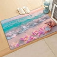 thumbnail image 6 of Beach Themed Doormat - Coastal Summer Welcome Mat for Front Door, Non- Indoor/Outdoor Entryway Rug, Nautical Decor for Porch, Bathroom, Kitchen Patio Ocean Inspired Floor Mat, 6 of 6
