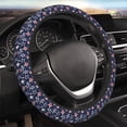 thumbnail image 5 of Salouo USA Stars Print Elastic Car Steering Wheel Cover - 15'' Non-Slip Car Wheel Cover Protector - Universal Car Accessory for Diverse Cars, 5 of 6