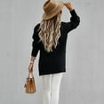 thumbnail image 5 of Sociala Womens Hollow Out Warm Sweater Long Sleeve Pullover Sweaters, 5 of 6