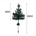 thumbnail image 2 of Eoozwa Solar Christmas Tree Outdoor Christmas Decorations, Solar Xmas Tree Lights, Waterproof Solar Christmas Lights for Yard Front Porch Pathway Grave Cemetery Decor, 2 of 5