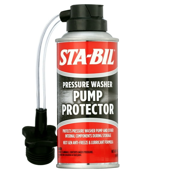 STA-BIL Pump Protector - Protects Pressure Washer Pumps, Anti-Freeze & Lubricant, 4 Ounces (22007)