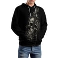 thumbnail image 3 of LAOLIUSN Soul Men's Skull Pattern 3D Print Fashion Design Hoodies Sweatshirt, S-4XL, 3 of 7