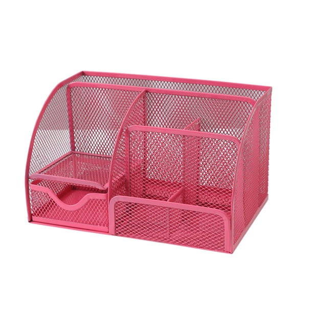 Seitruly Organizador de escritorio Hallow Antideslizante Reutilizable Pluma Pegamento Almacenamiento Tijeras Titular Type7 NO7