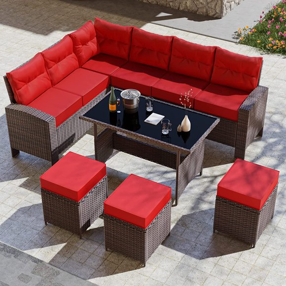 Outdoor Sectional Dining Table